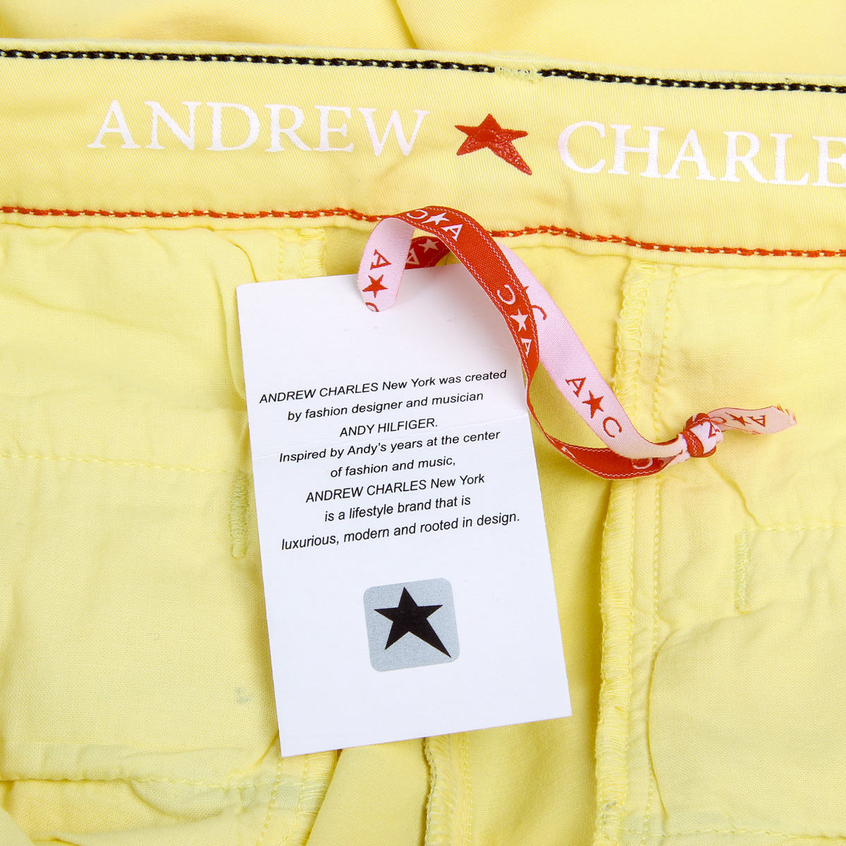Pantaloni da donna Andrew Charles gialli PENDA