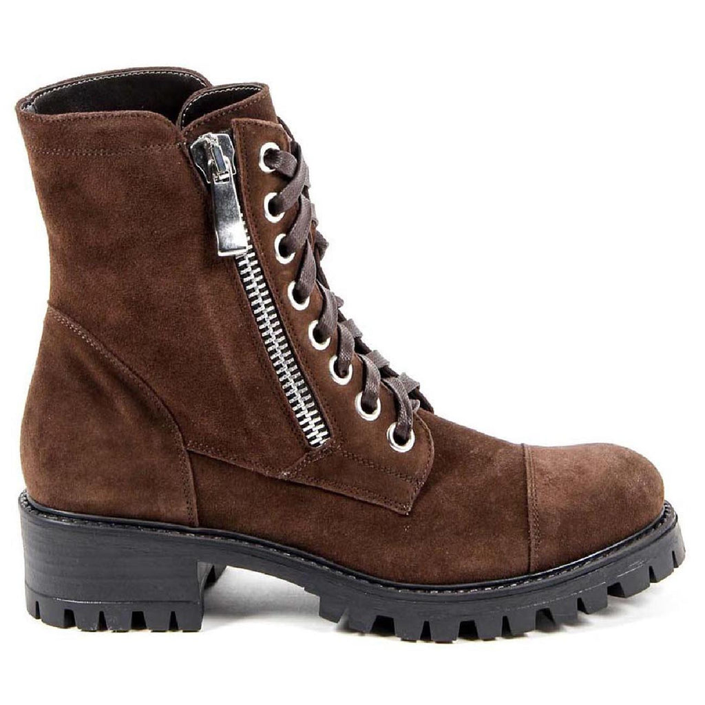 V 1969 Italia Womens Short Boot B1476 VELOUR T. MORO