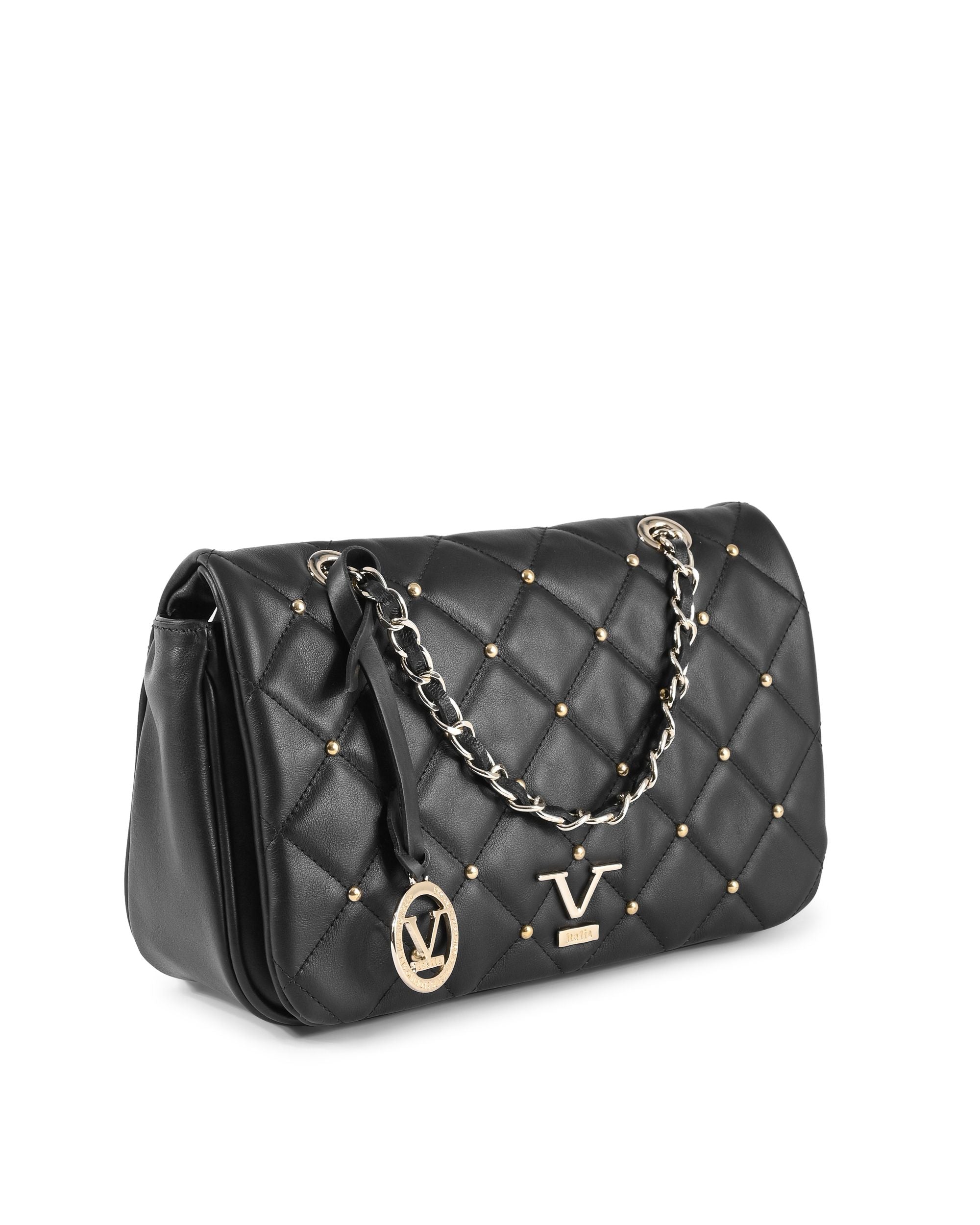 V Italia Borsa da donna M392 SAUVAGE NERO