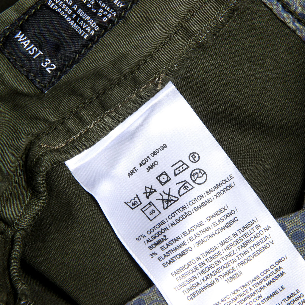 Pantaloncini da uomo Andrew Charles verdi JAKO