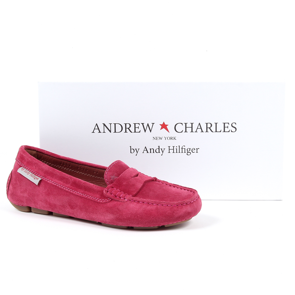 Mocassini da donna Andrew Charles Fuxia MAX