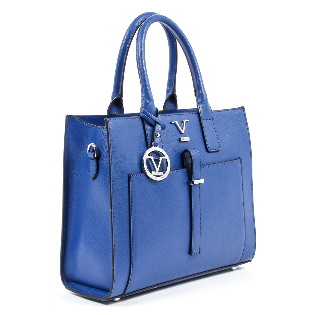 Borsa da donna V 1969 Italia V006-S SAFFIANO BLUETTE