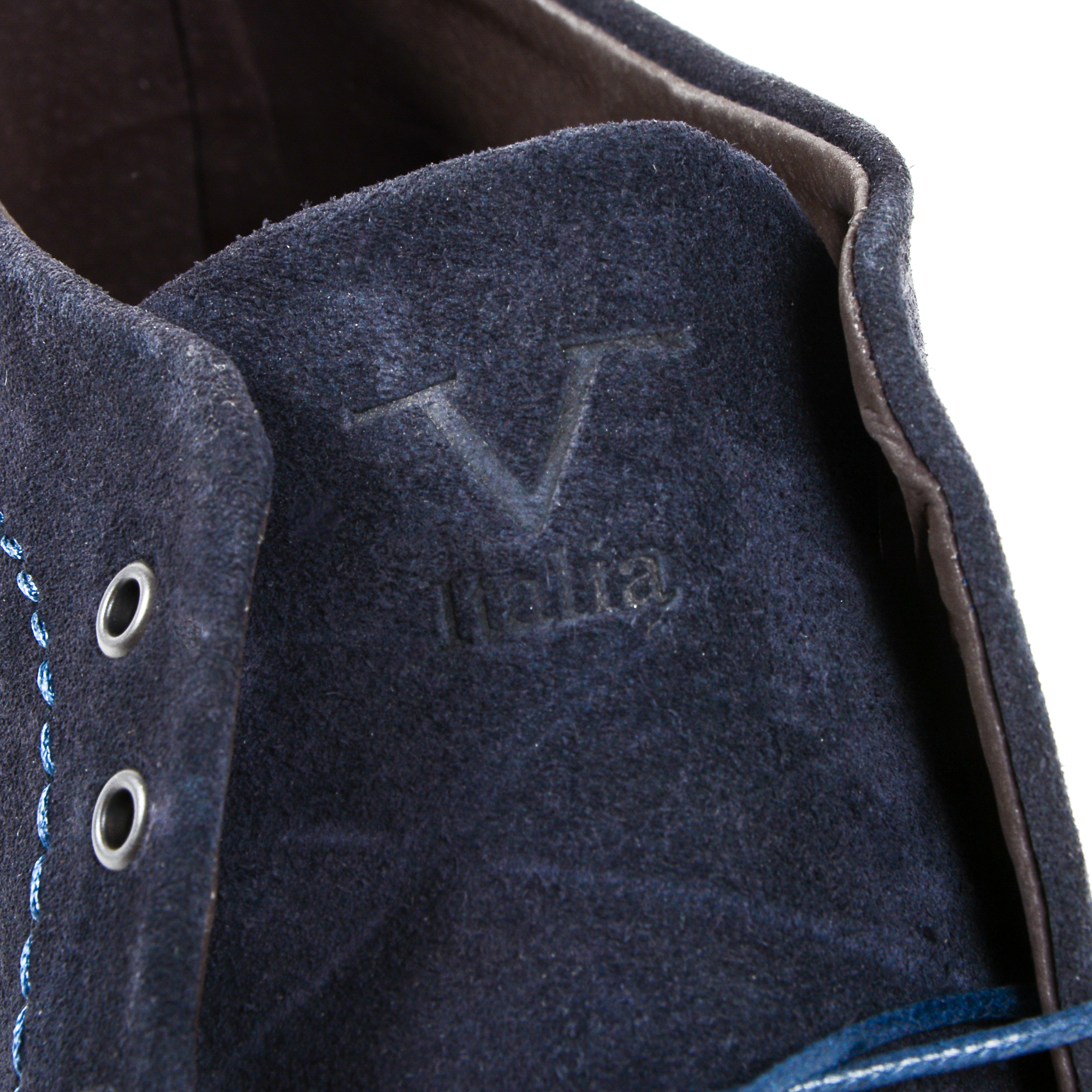 19V69 Italia Stivaletto Uomo Blu 930 CAMOSCIO BLU