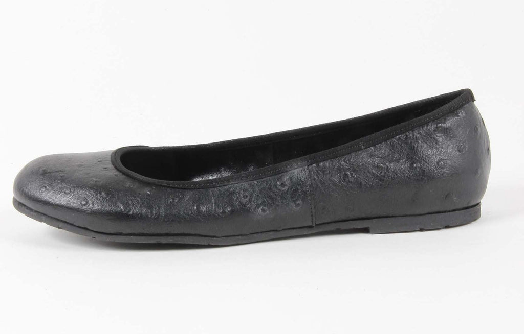 V 1969 Italia Ballerina da donna E08 TESSUTO NERO