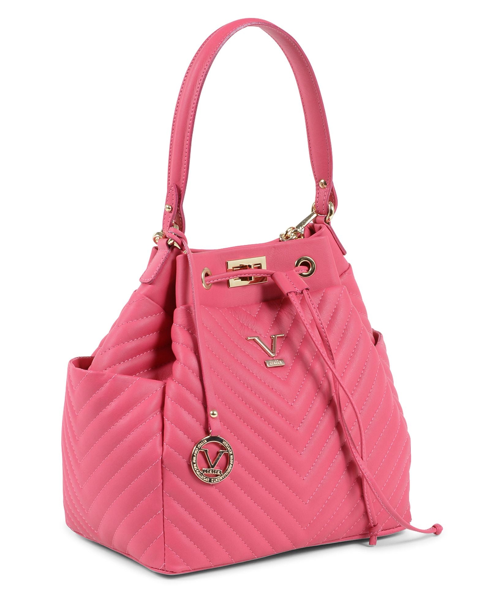 V Italia Borsa a tracolla da donna Fuxia BH10272 52 SAUVAGE FUXIA