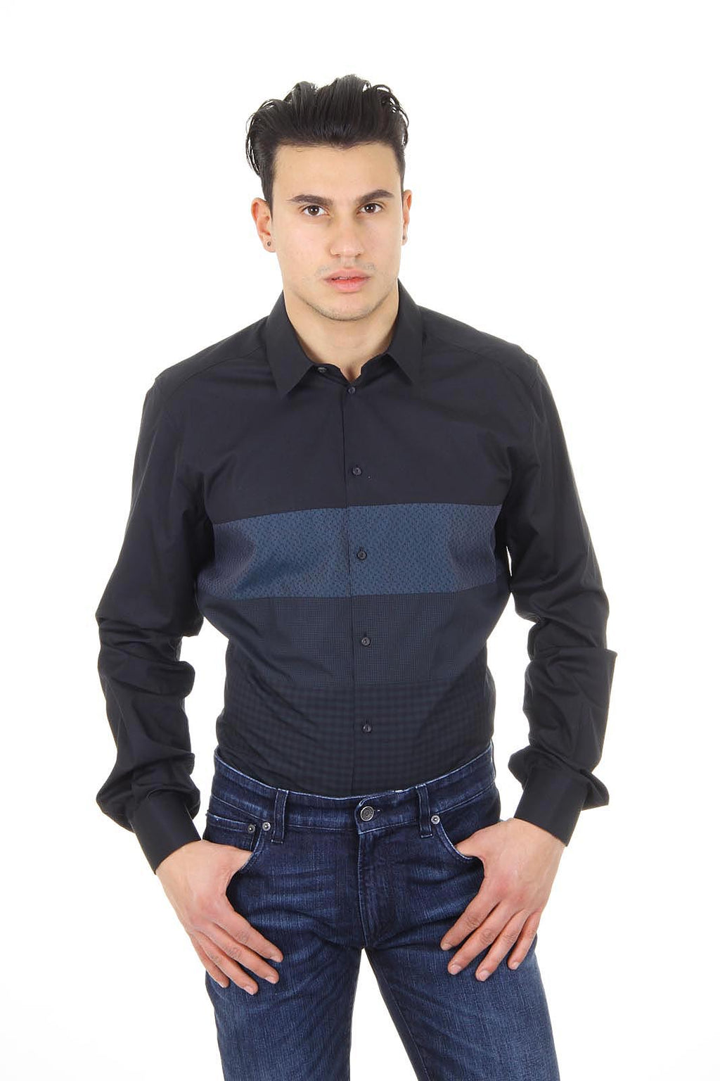 Dolce & Gabbana camicia uomo manica lunga G5CL6T G9U47 N0000