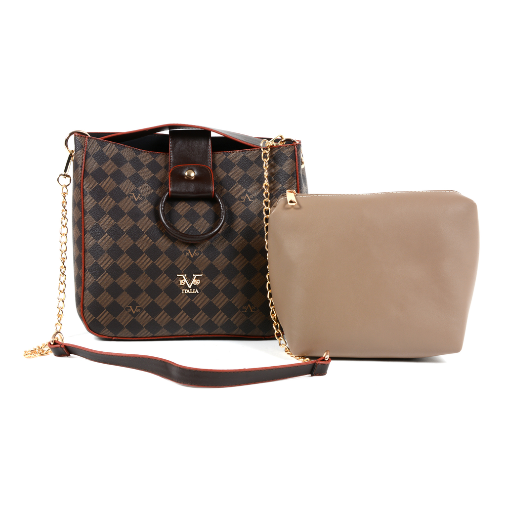 V 1969 Italia Borsa da donna marrone TRIPOLI