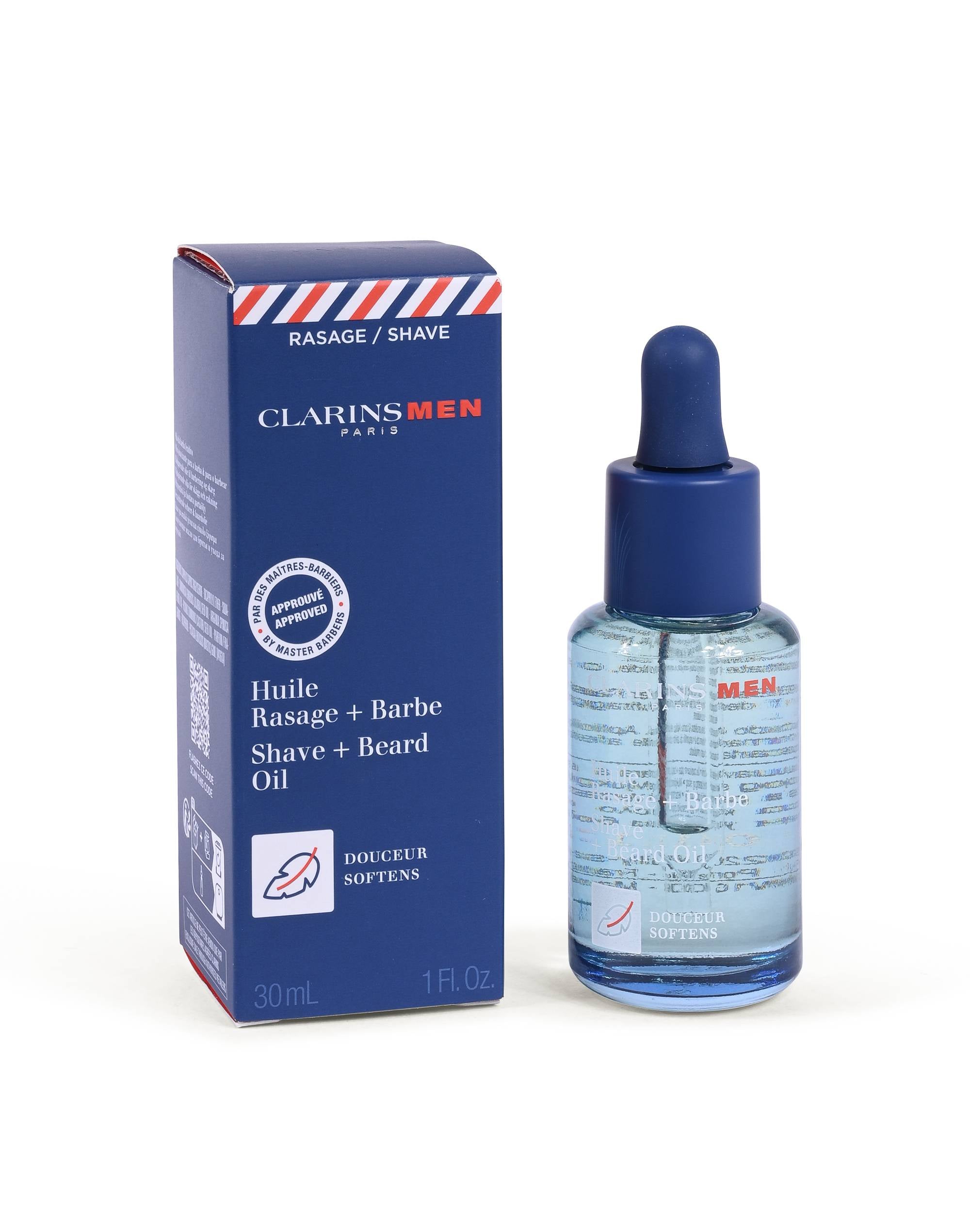 Clarins Men Olio da barba e da barba 30 ml