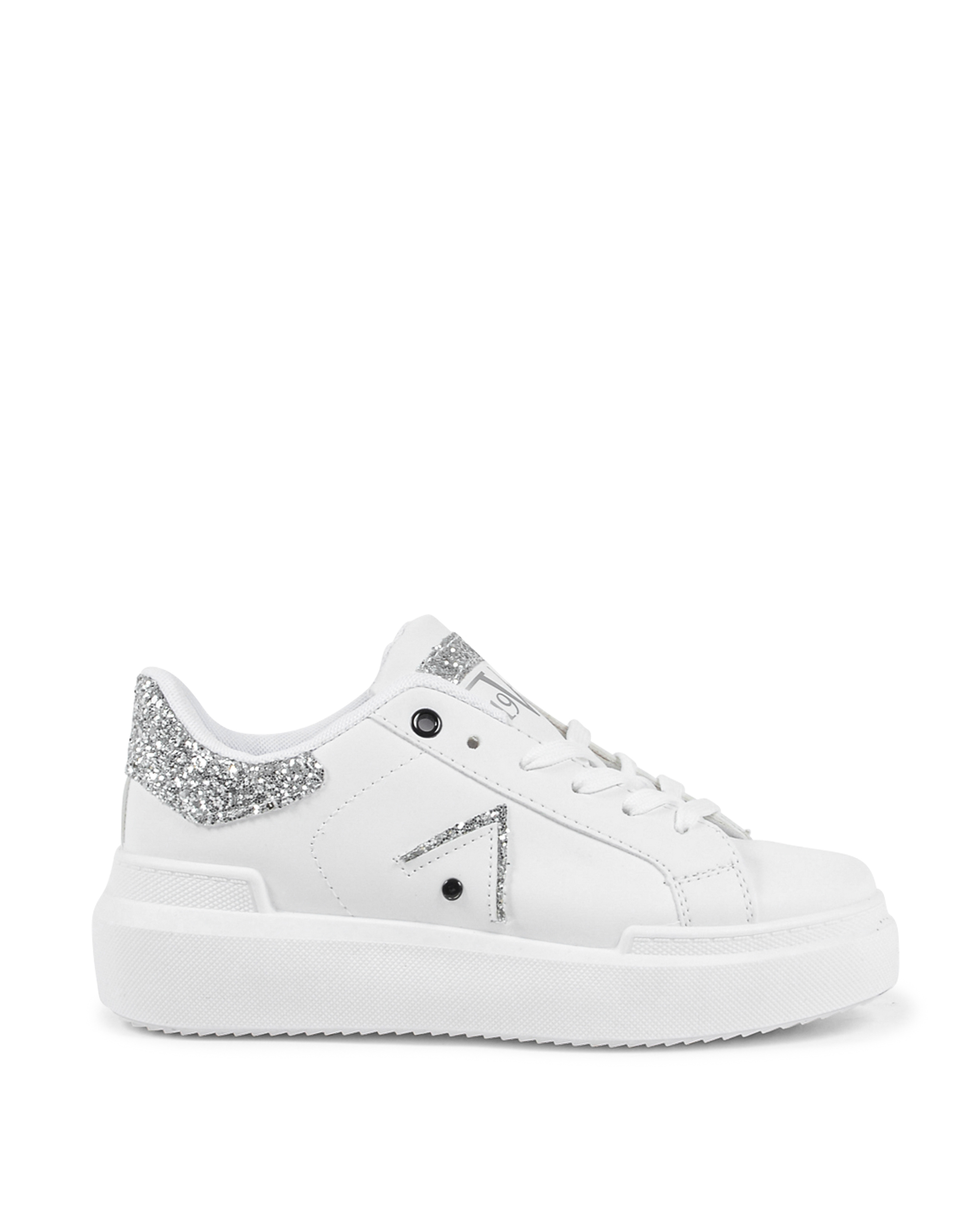 19V69 Italia Womens Sneaker V813 BIANCO ARGENTO