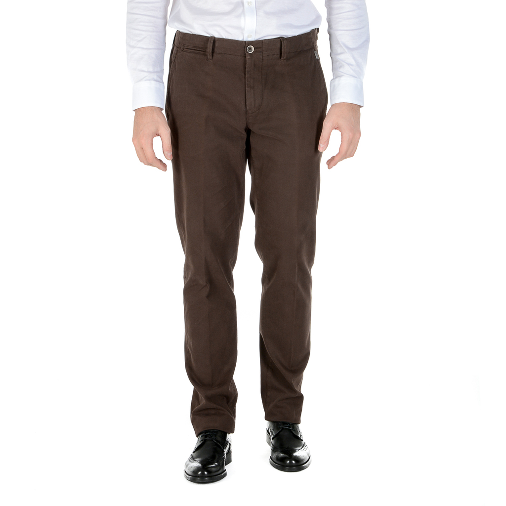 Corneliani Pantaloni Uomo Marrone