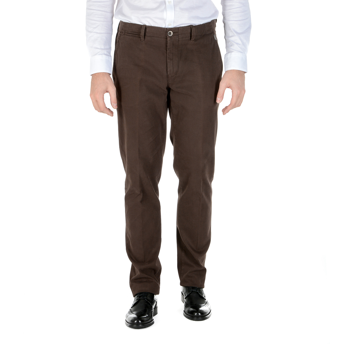 Corneliani Pantaloni Uomo Marrone