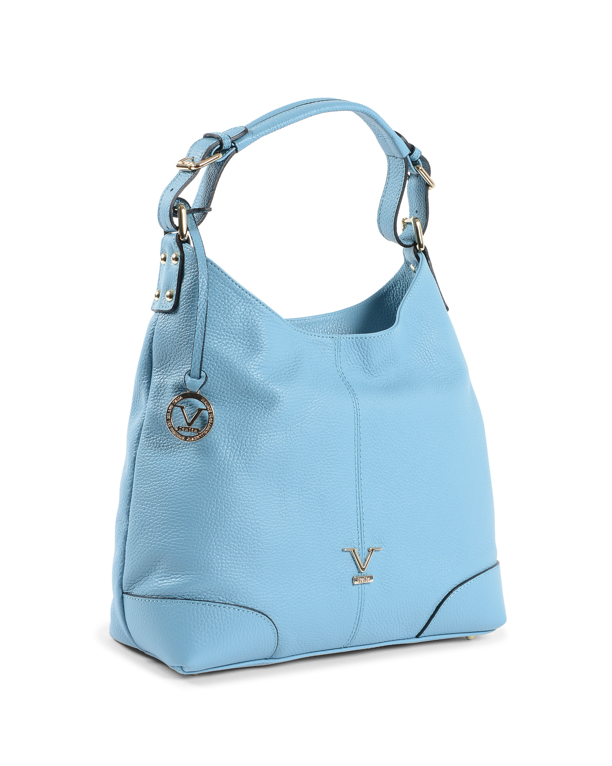V Italia Borsa a mano da donna Azzurro V319 52 DOLLARO CELESTE2