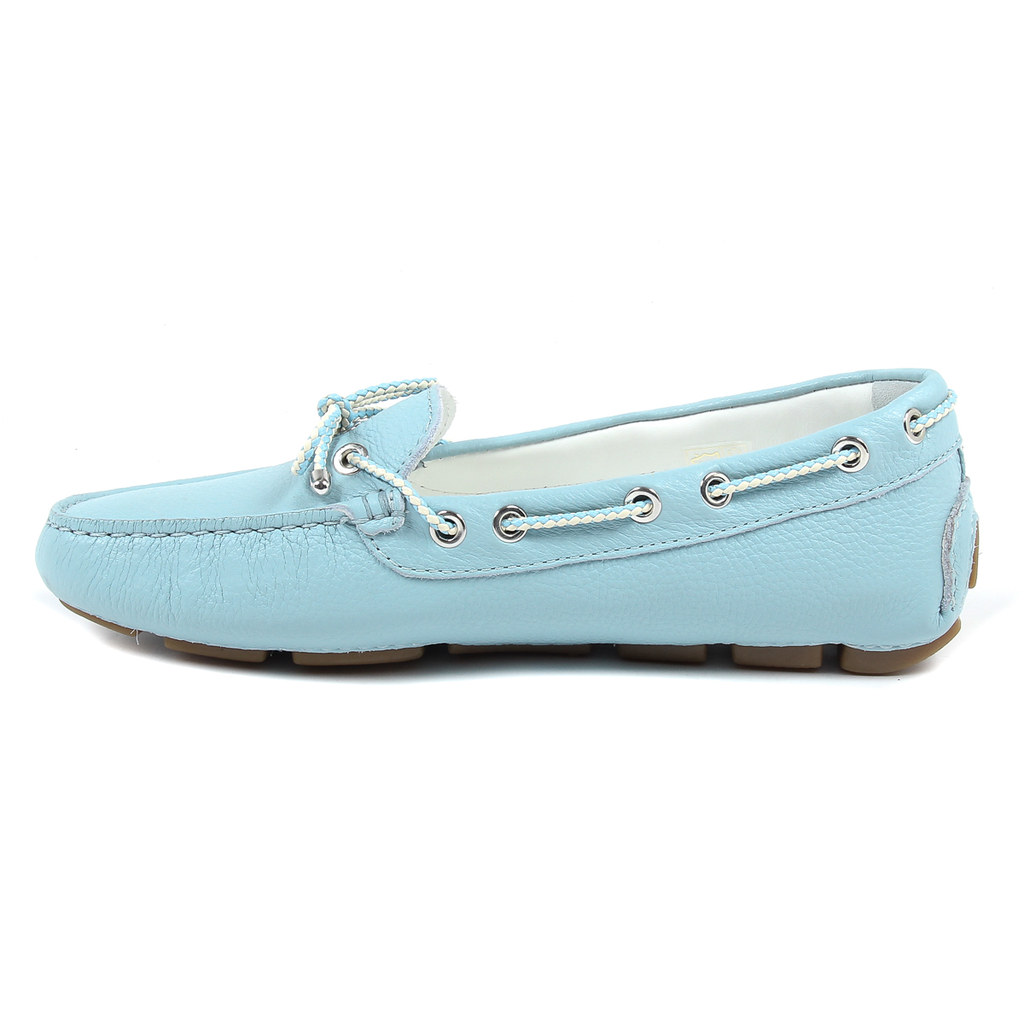 V 1969 Italia Mocassino da donna azzurro EMILIA