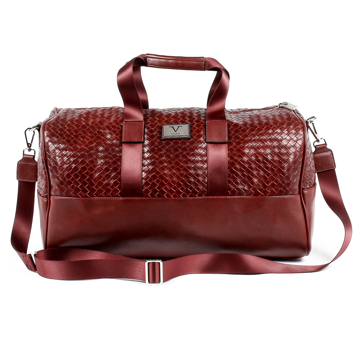 V 1969 Italia Borsa da uomo rosso scuro JEFF