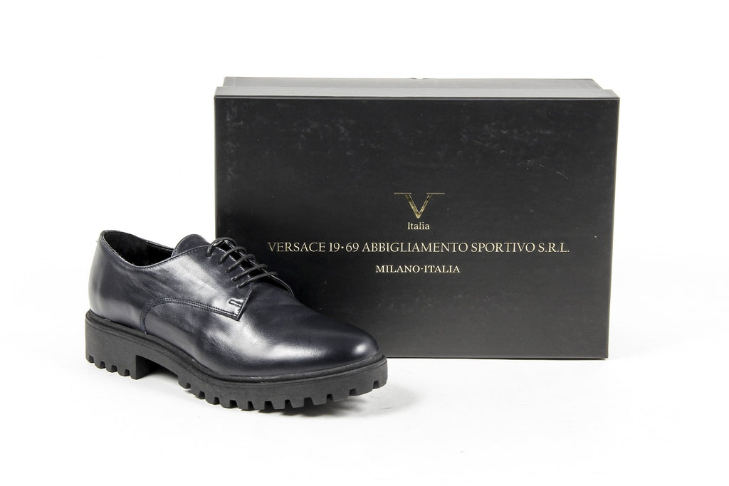 V 1969 Italia Womens Lace Up Shoe C01 VITELLO BLU