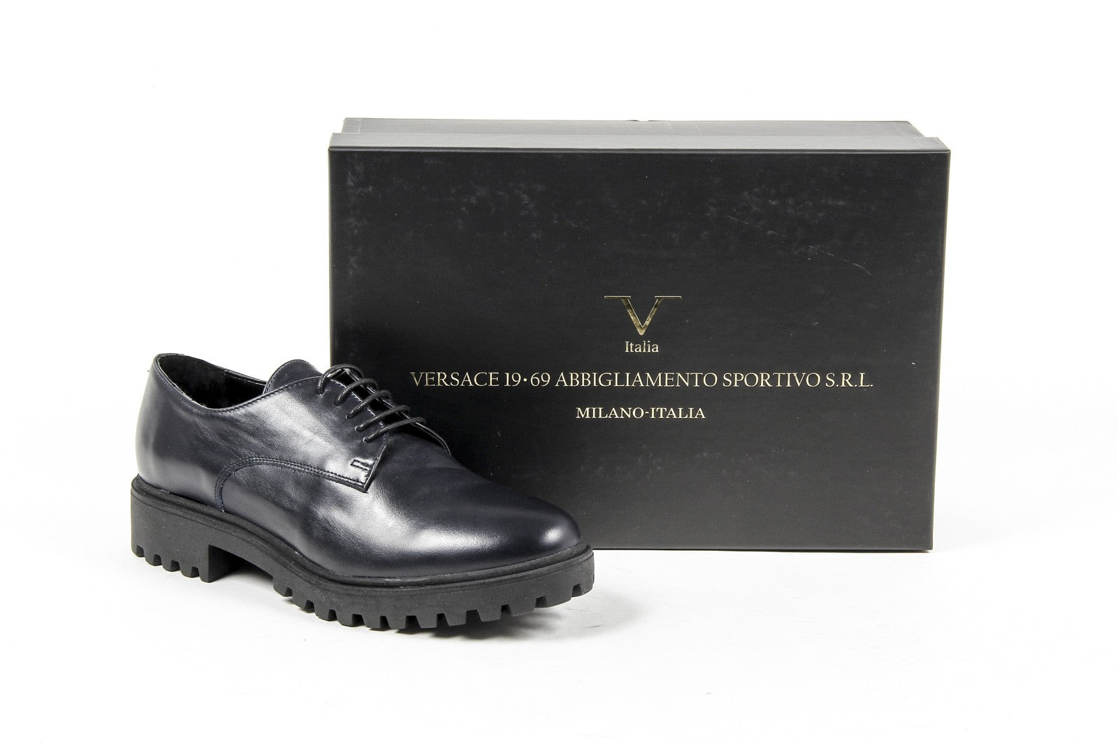 V 1969 Italia Womens Lace Up Shoe C01 VITELLO BLU