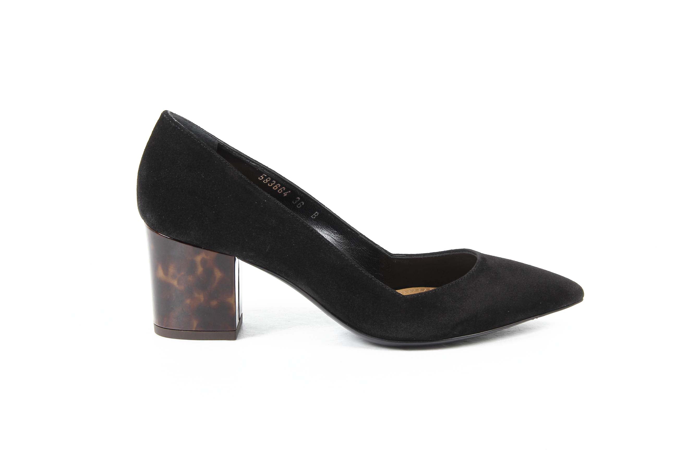 Ralph Lauren Scarpe da donna INES CAMOSCIO NERO