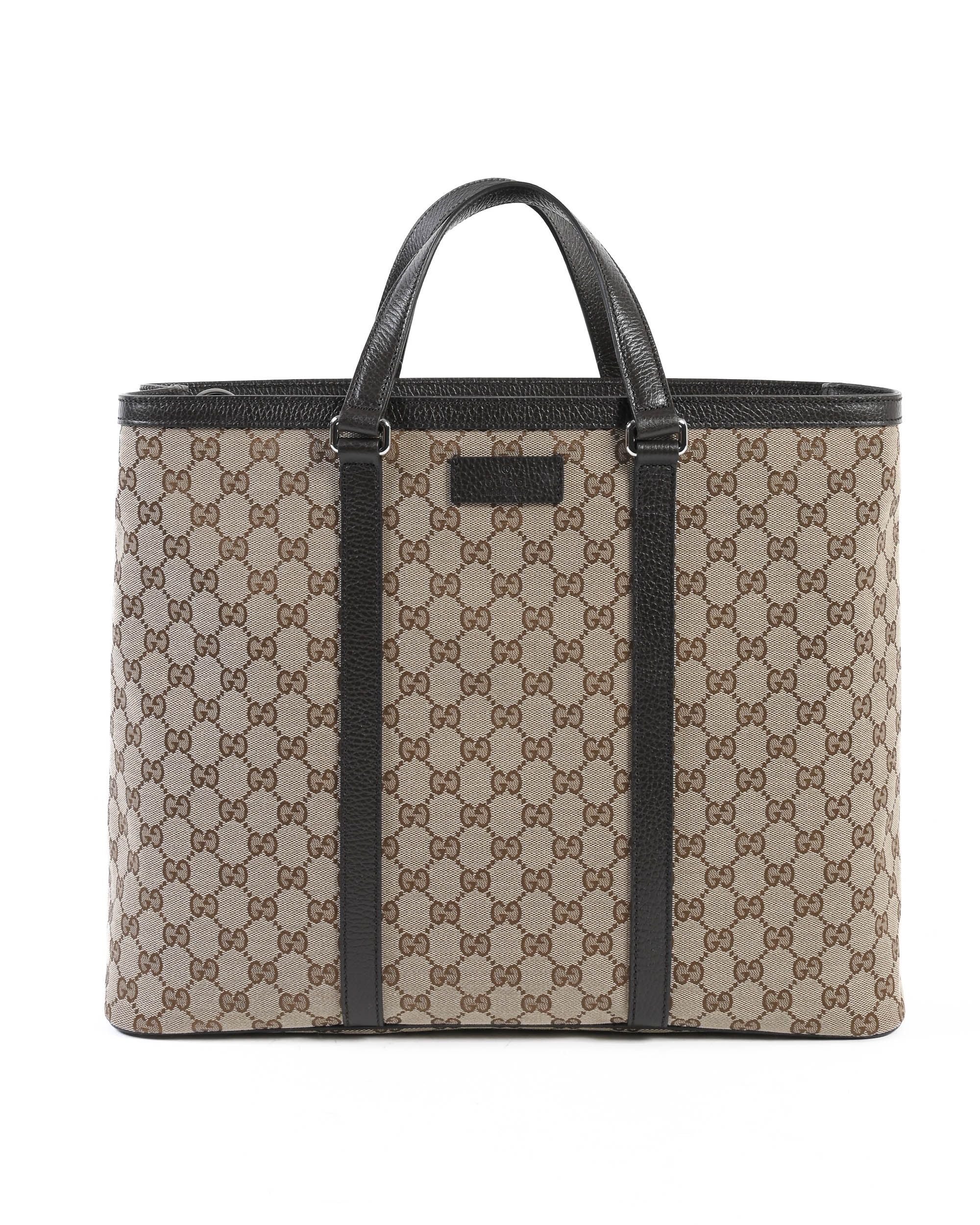 Gucci GG Original borsa shopper in tela con cerniera 449169 KY9KN 9896