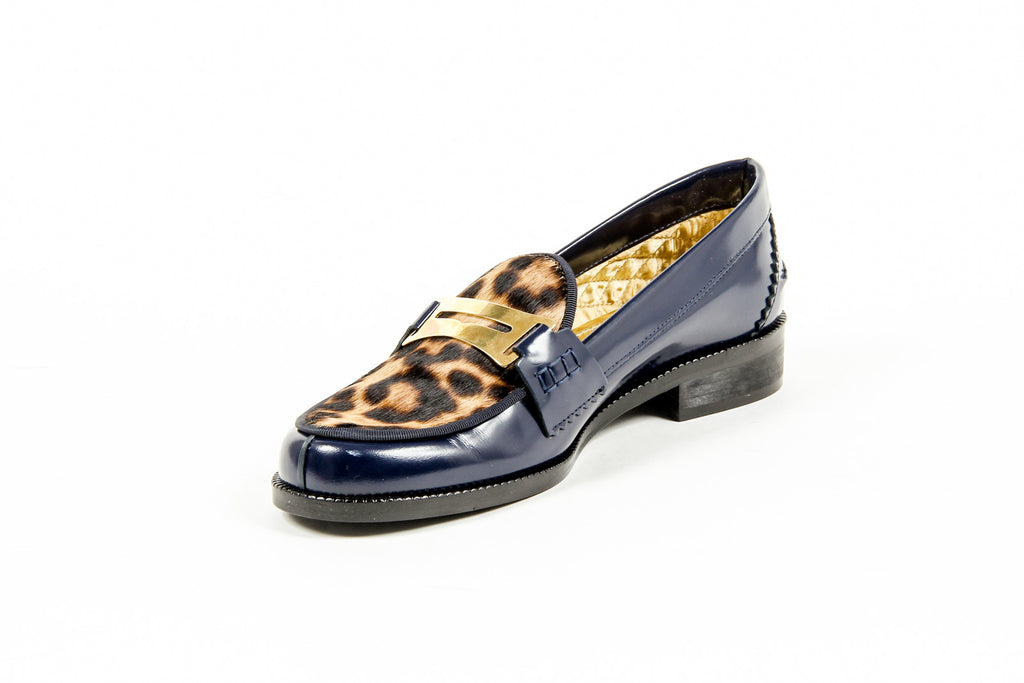 Mocassini Avec Modération da donna FRIDA BLU LEOPARDO