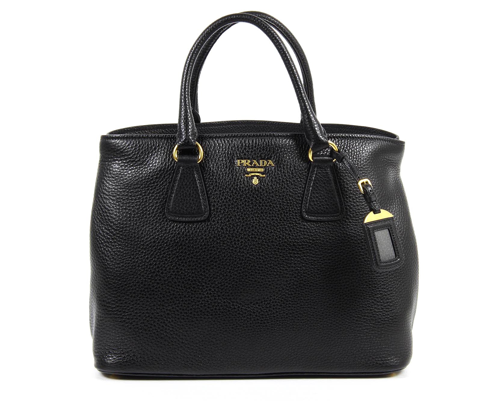 Borsa shopping Prada BN2794 Nero Vitello Daino