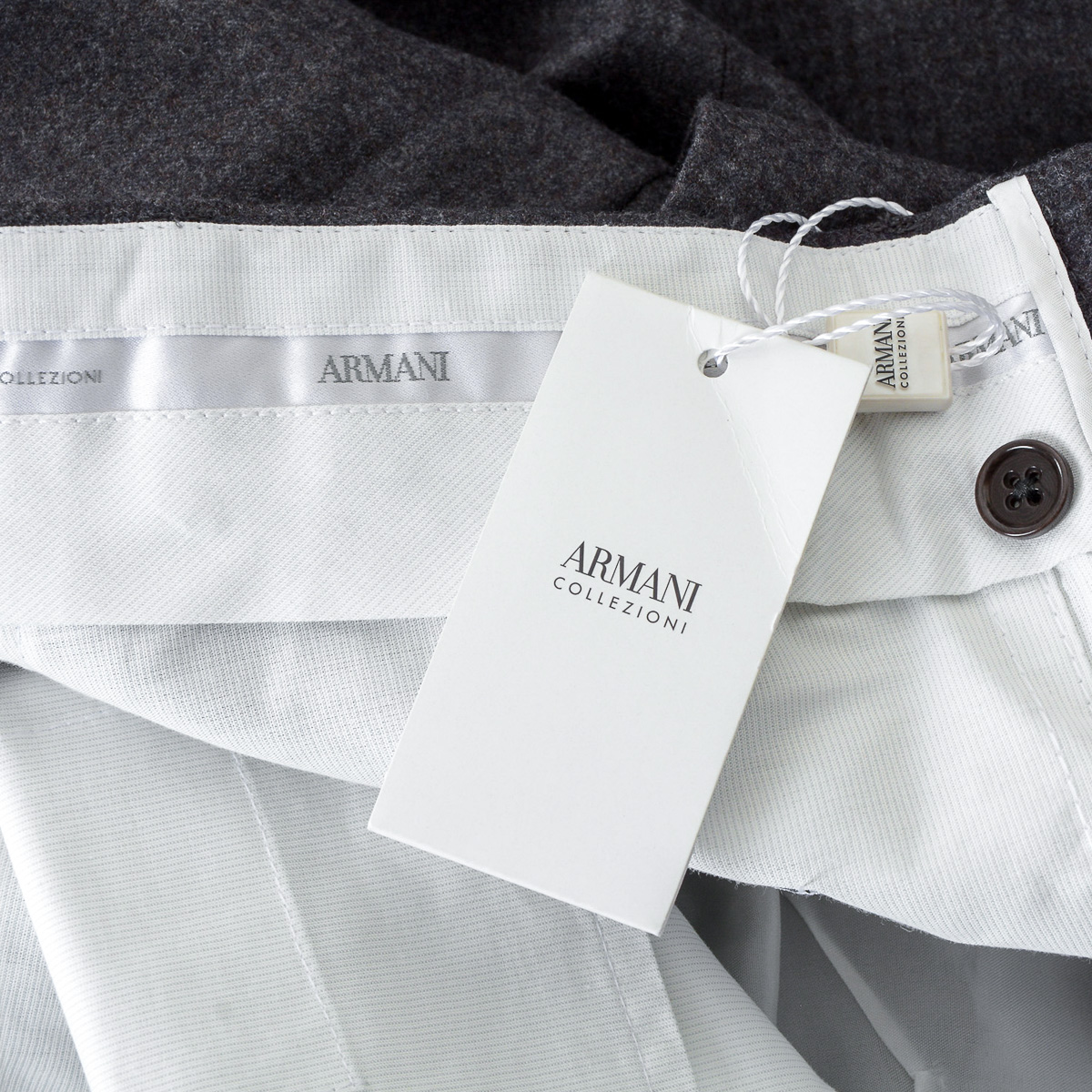 Pantaloni Armani Collezioni Uomo Grigi