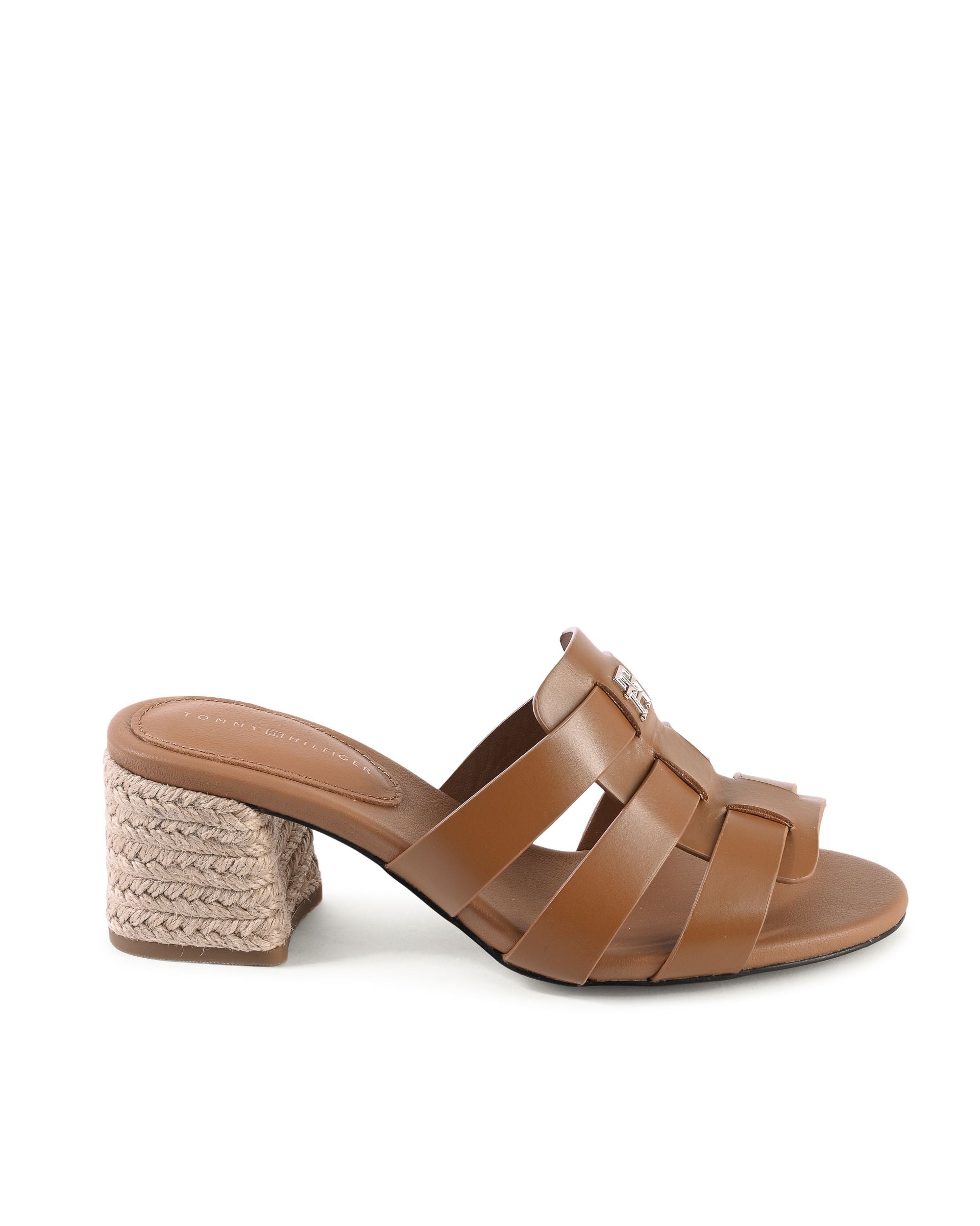 Sandalo da donna Tommy Hilfiger marrone FW0FW08049GQS