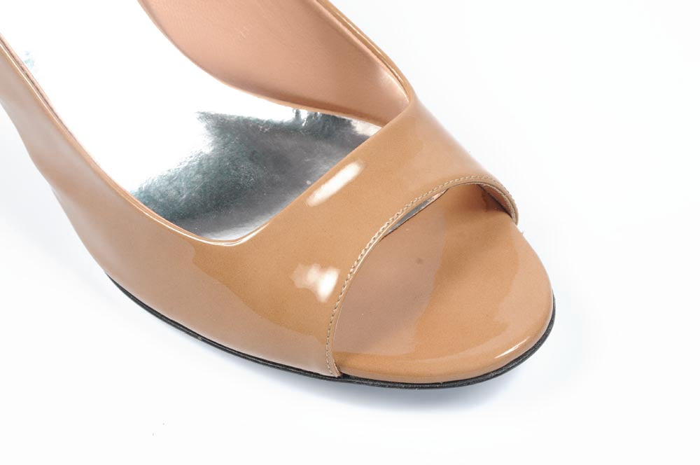 Sandalo donna Sebastian Milano S3518VC VERNICE BEIGE