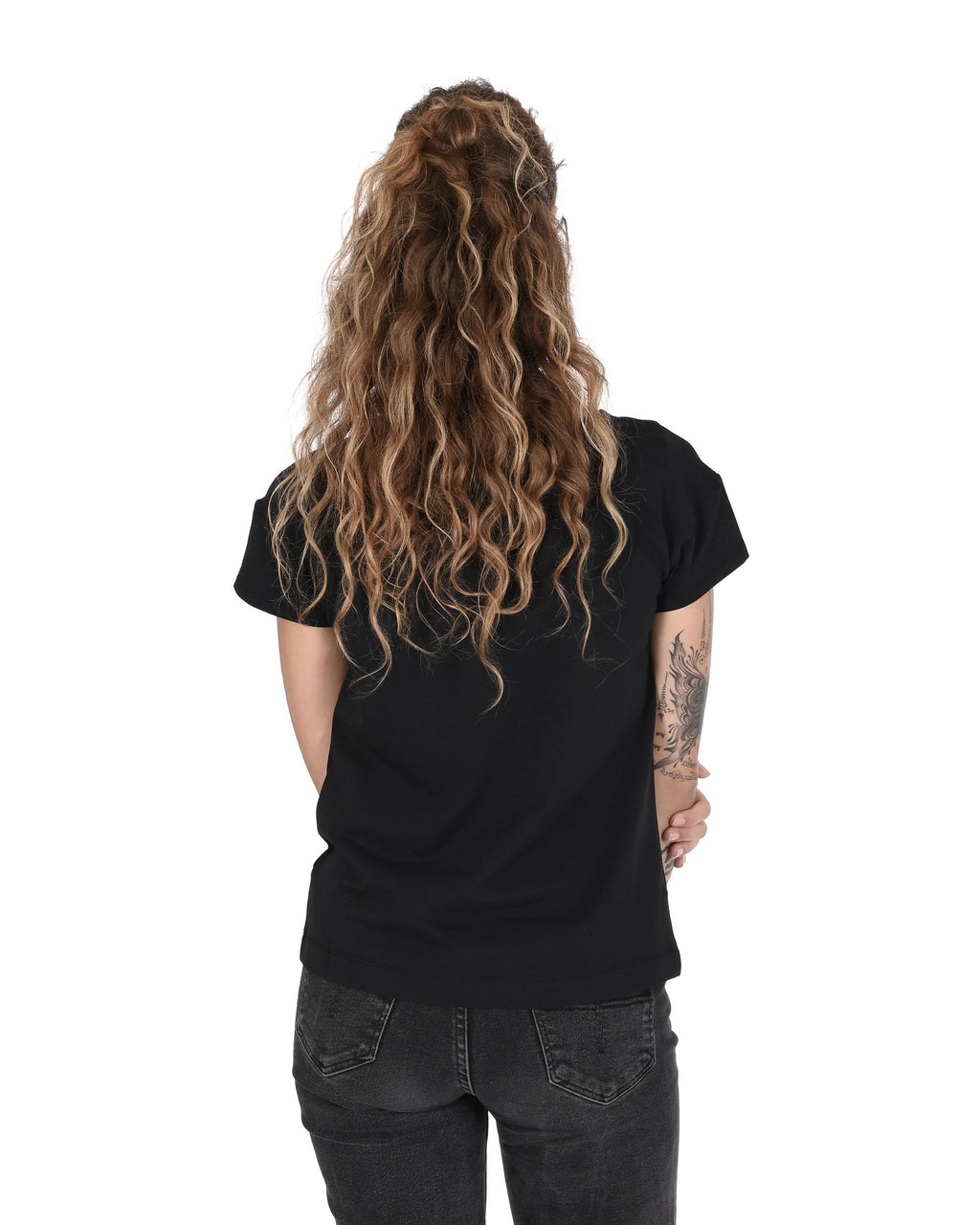 T-shirt da donna Love Moschino W 4 F30 2M E 2264 C74 NERO