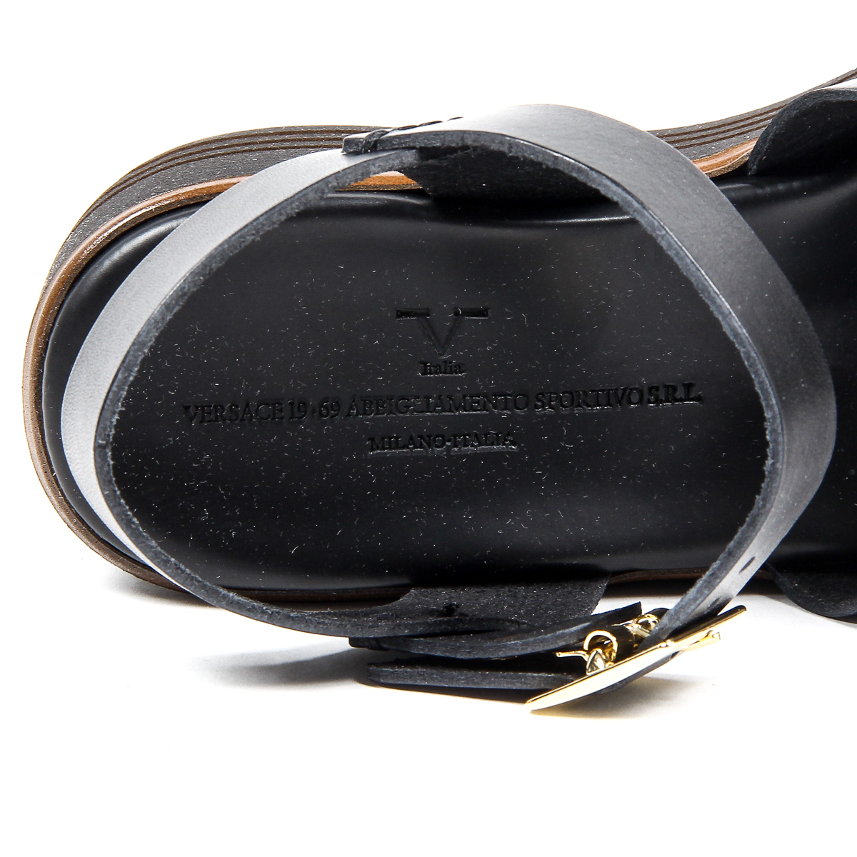 Sandalo flatform da donna V 1969 Italia