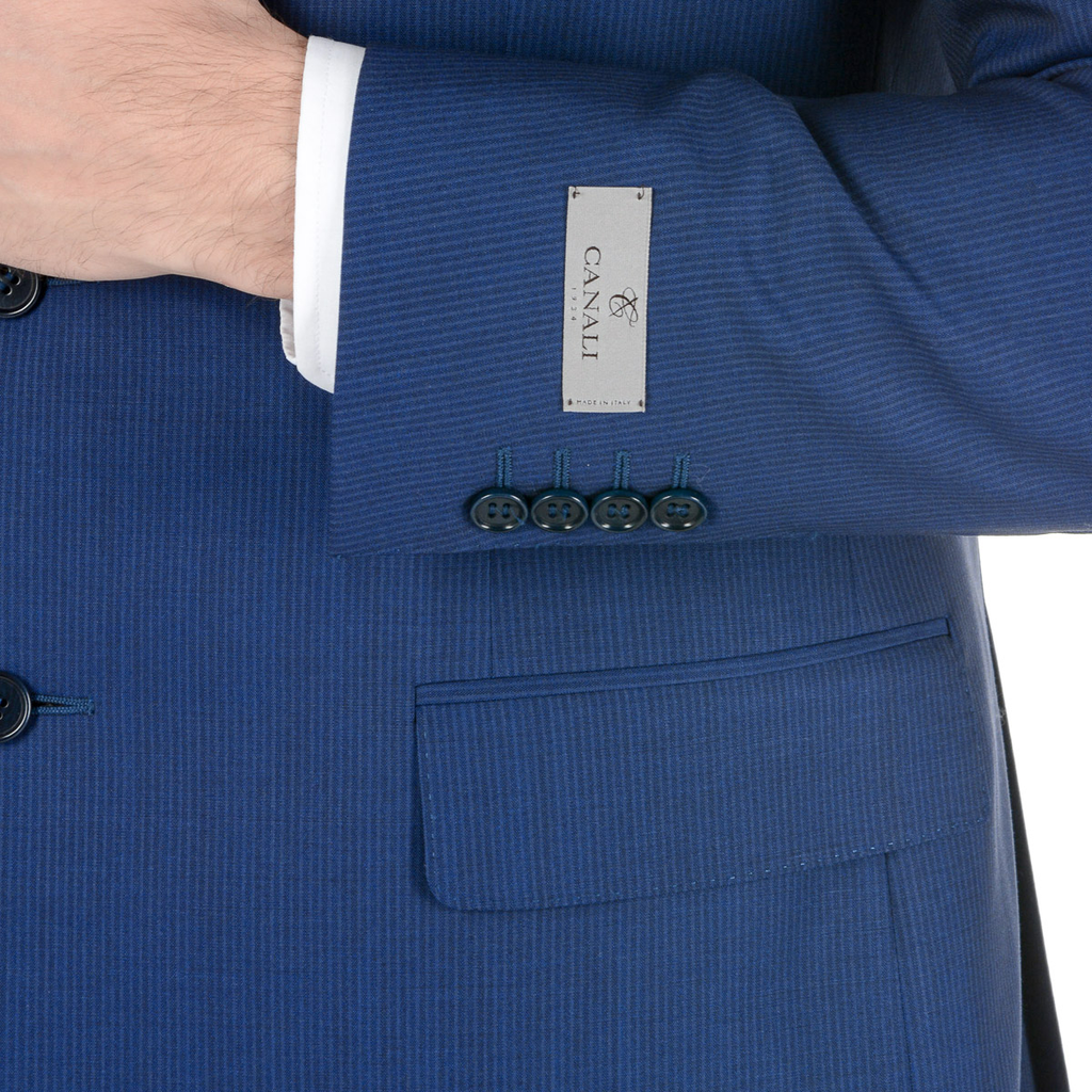 Abito da uomo Canali maniche lunghe blu