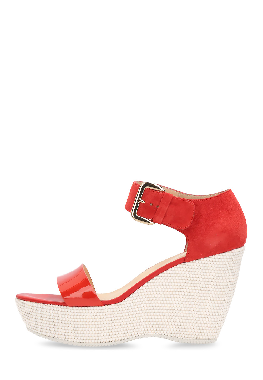 Hogan Sandalo con zeppa da donna rosso HXW2000H7900NNG829
