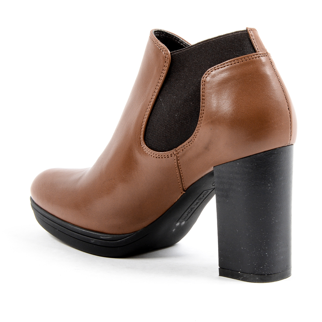 V 1969 Italia Stivaletto con tacco da donna marrone GRACY
