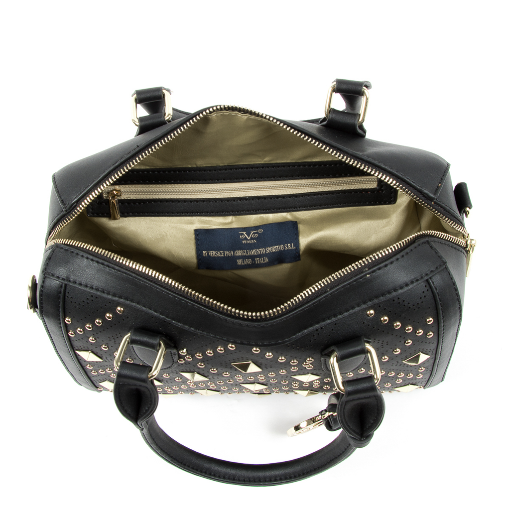 V 1969 Italia Borsa da donna nera CLAIRE