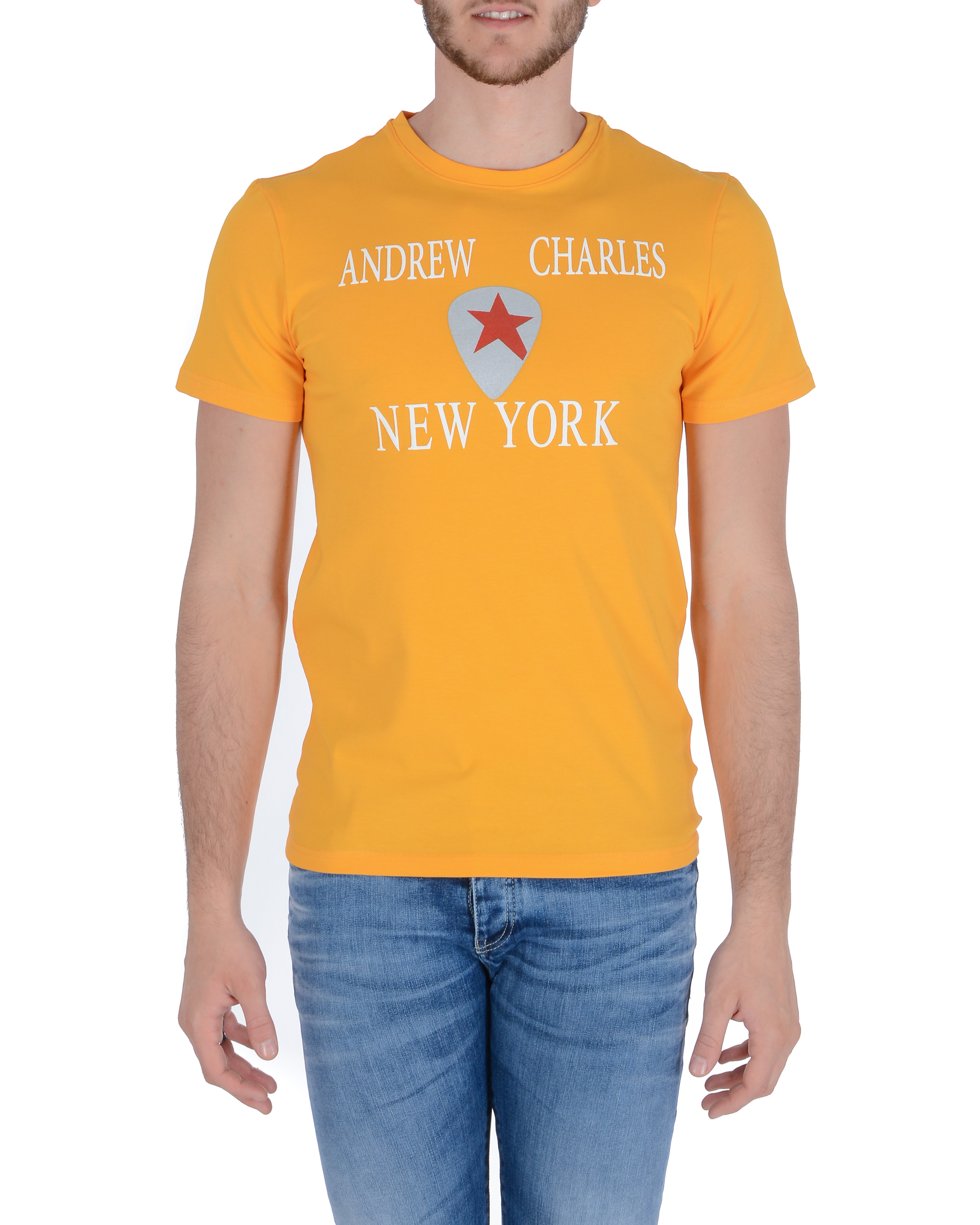 Maglietta da uomo Andrew Charles KEITA YELLOW S14