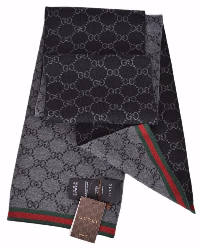 Gucci sciarpa uomo 23x180 nera