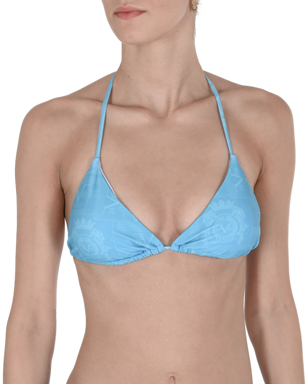 19V69 Italia Top da bagno da donna VSC1WTP10 AZZURRO
