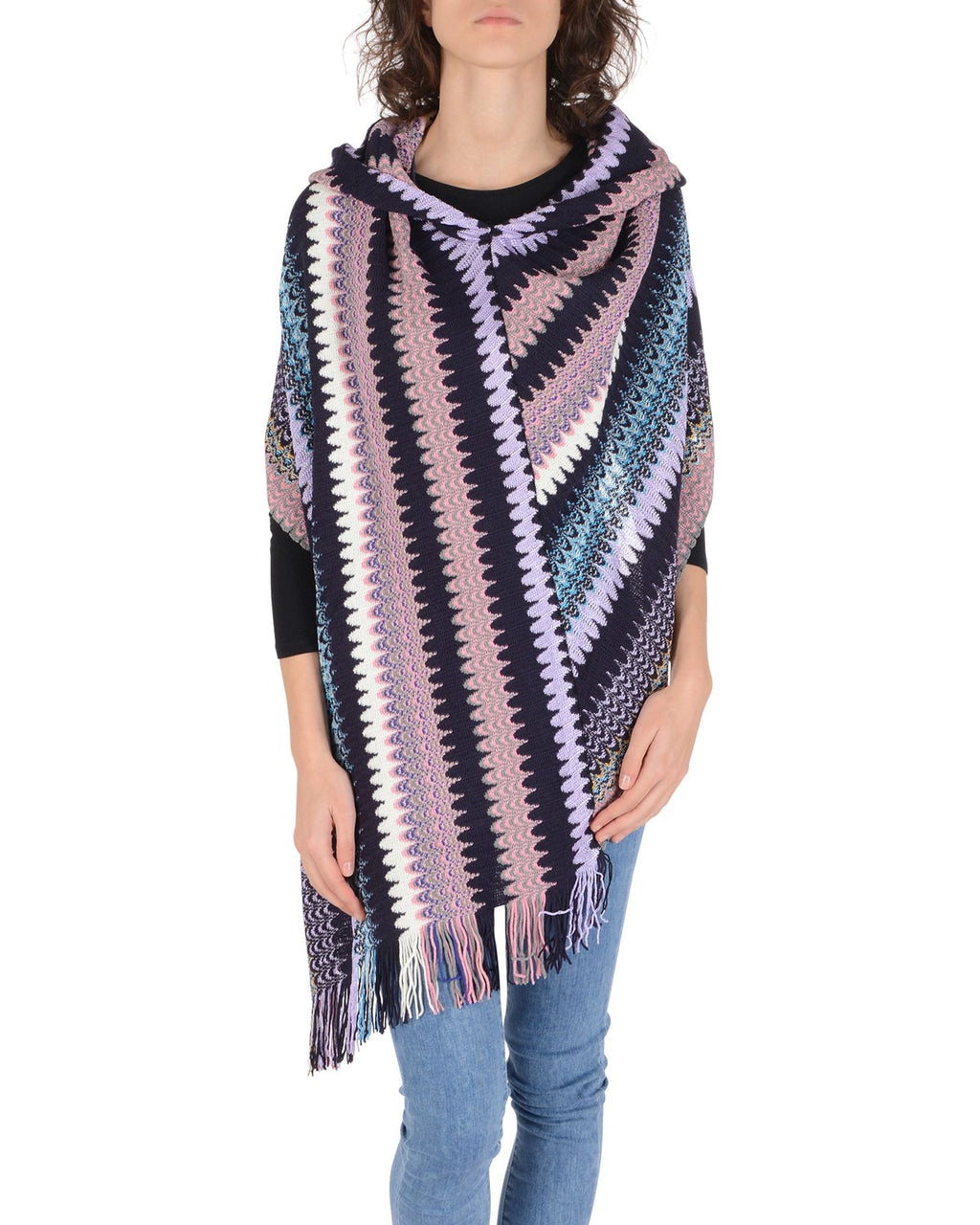 Missoni Donna Poncho Multicolore 4P8FWMD66880002