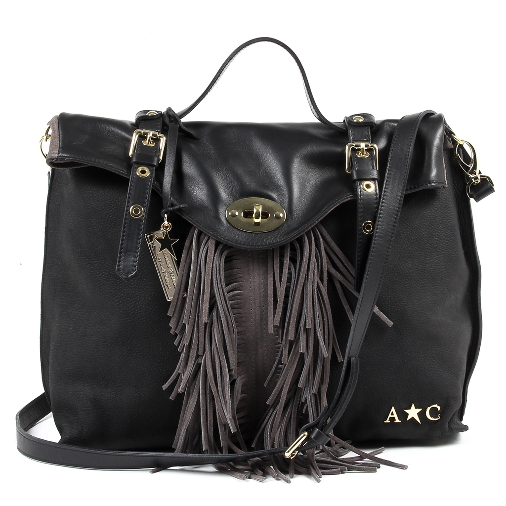 Borsa a mano da donna Andrew Charles nera LUCY