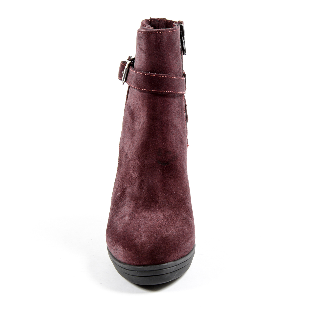 V 1969 Italia Stivaletto con tacco da donna Bordeaux SAMANTHA