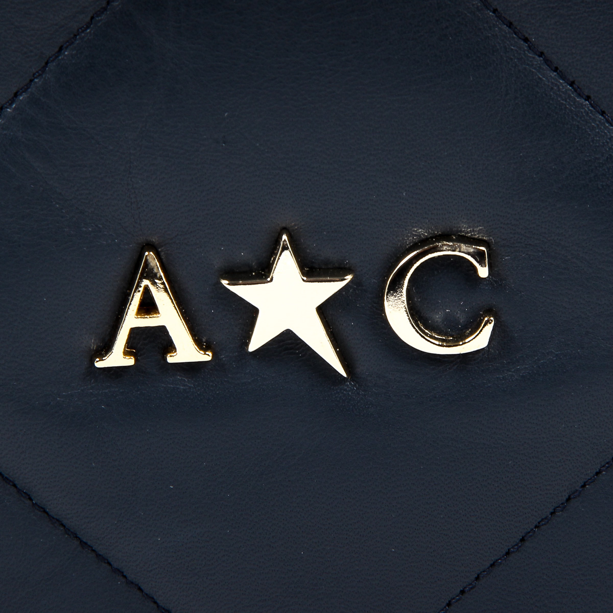 Borsa a mano da donna Andrew Charles blu scuro TESS