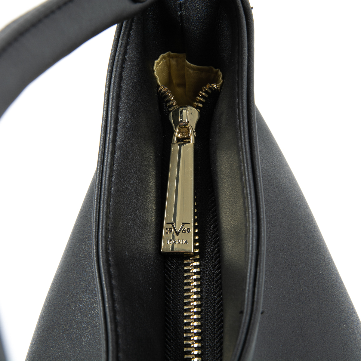 V 1969 Italia Borsa da donna nera SANDRA