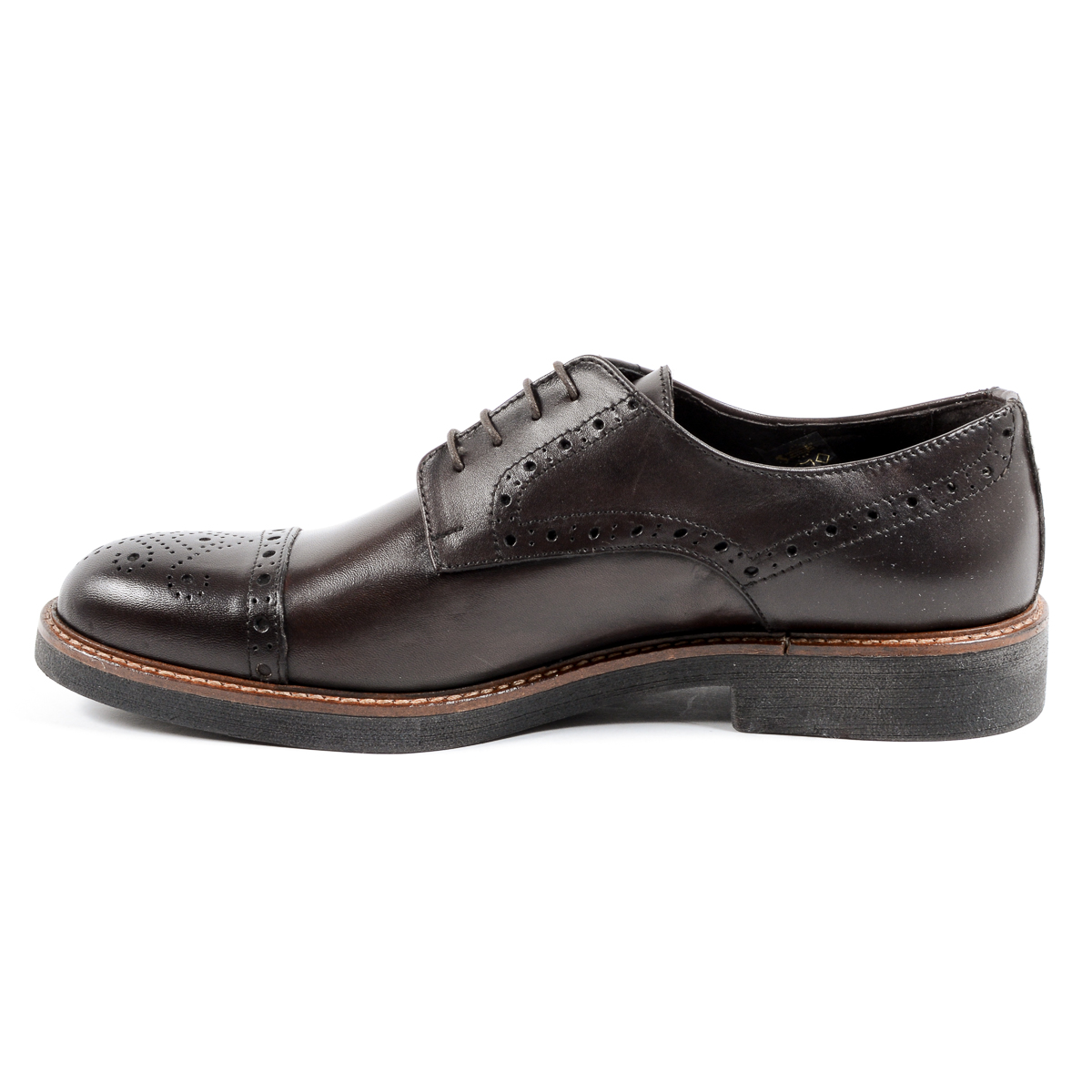 Andrew Charles Scarpa Brogue da Uomo Marrone LOU