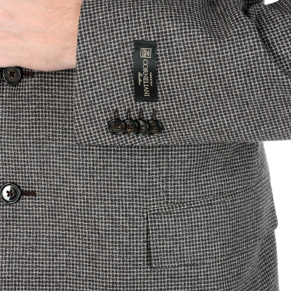 Corneliani Giacca Uomo Maniche Lunghe Grigio