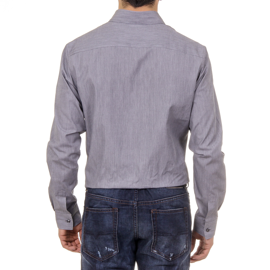 Camicia da uomo Ufford & Suffolk Polo Club USC02 B2 NERO