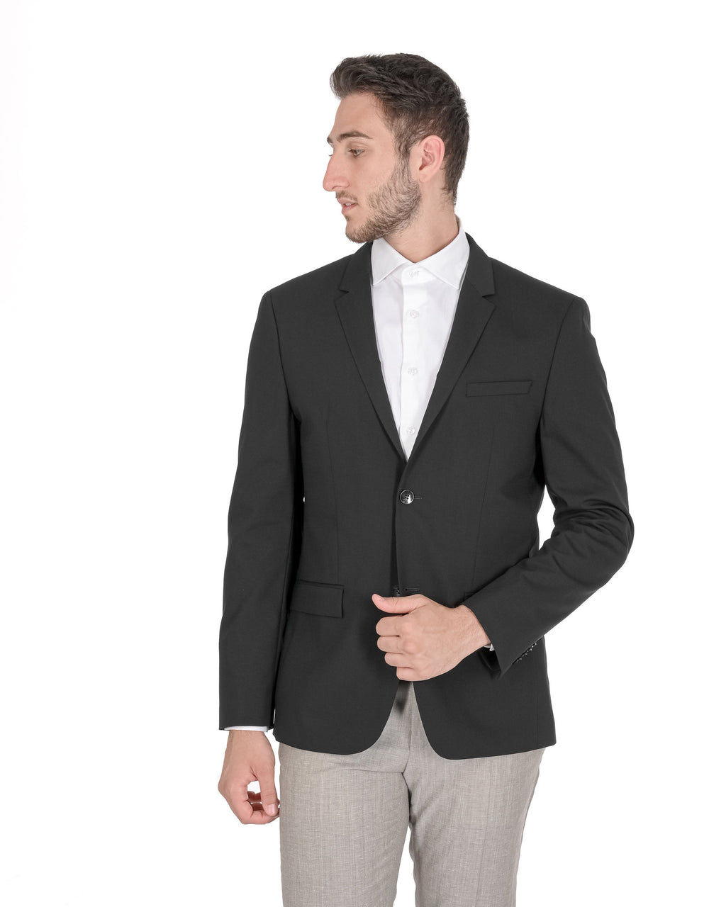 Calvin Klein Blazer da uomo nero K10K100807013