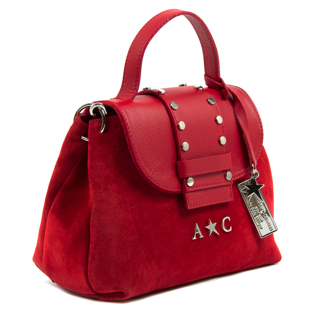 Borsa a mano da donna Andrew Charles rossa PAMELA