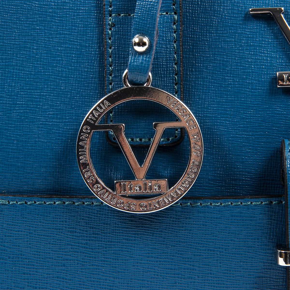 Borsa da donna V 1969 Italia V006-S SAFFIANO PETROLIO