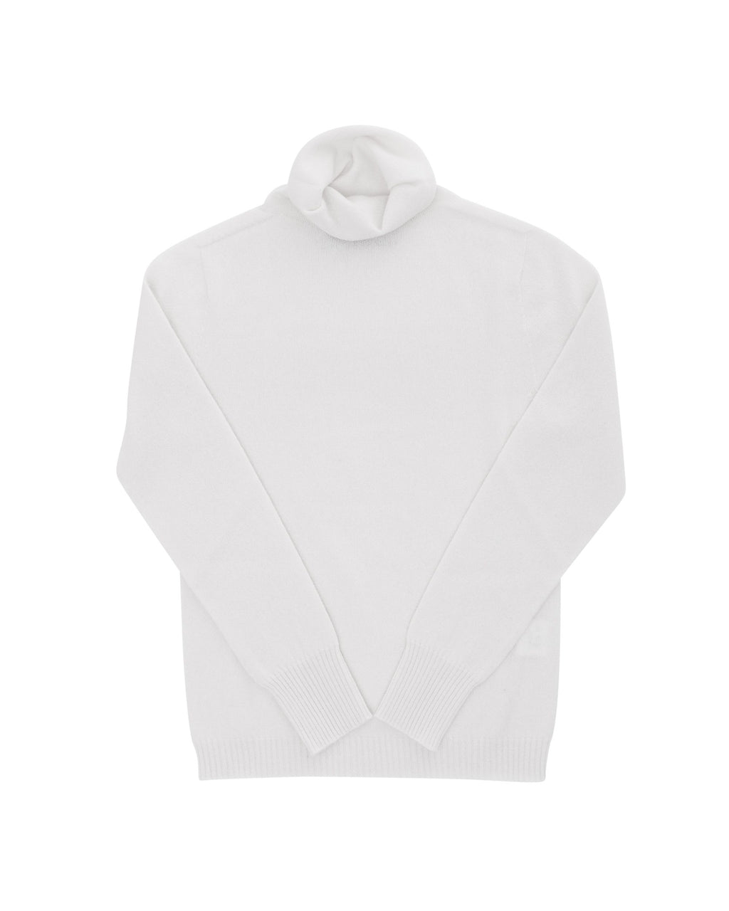 Maglione a collo alto da donna in cashmere Crown of Edinburgh COE 0023 BIANCO SPORCO