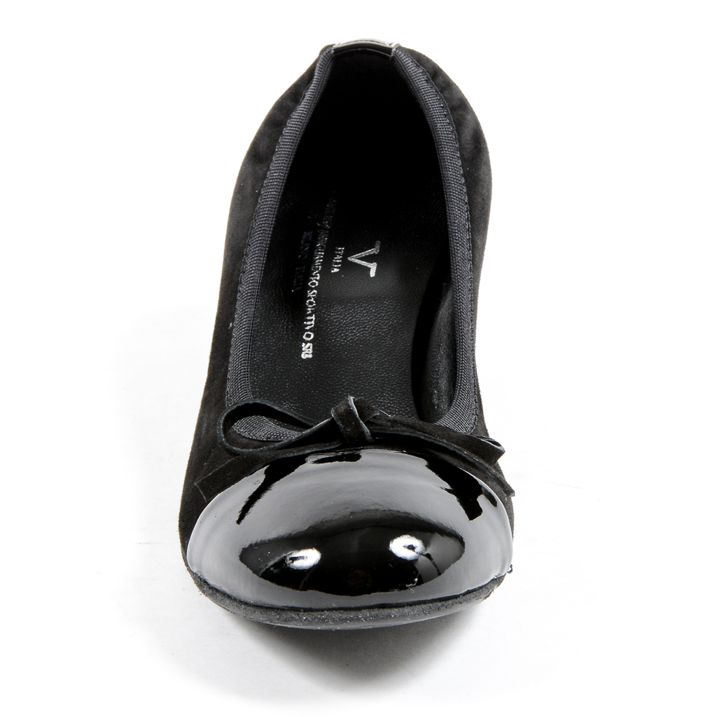 V 1969 Italia Womens Ballerina Black ROMINE