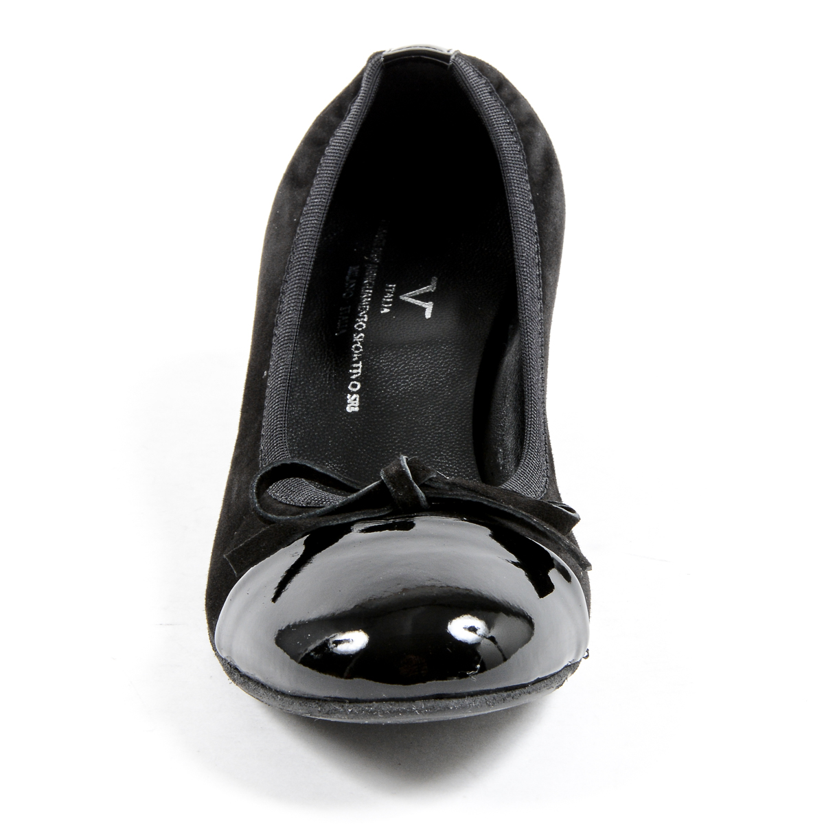 V 1969 Italia Womens Ballerina Black ROMINE